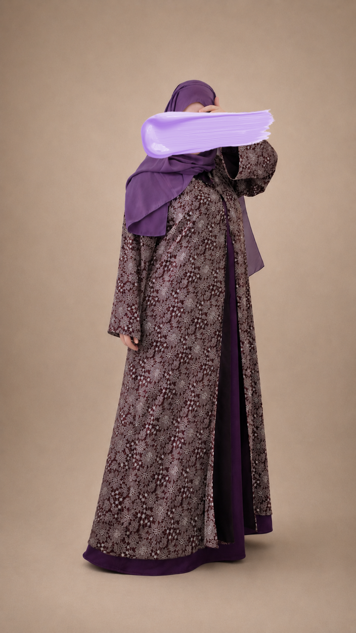 Chestnut abaya