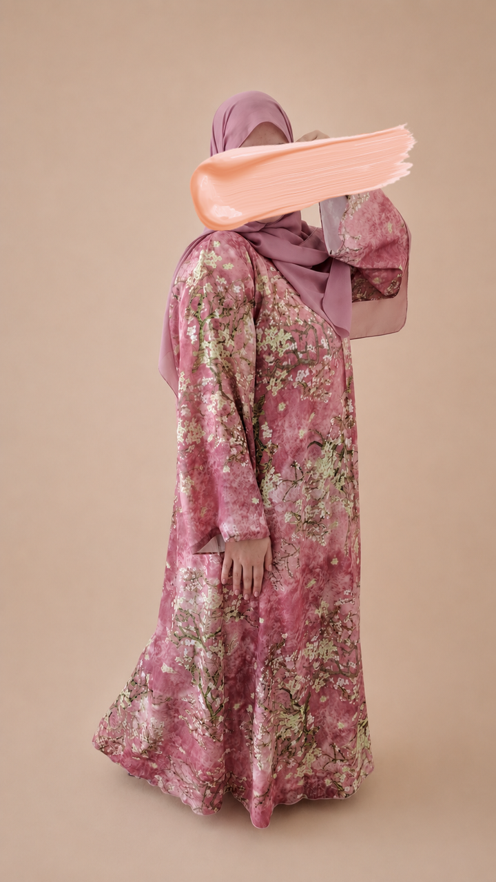 Rose dream abaya