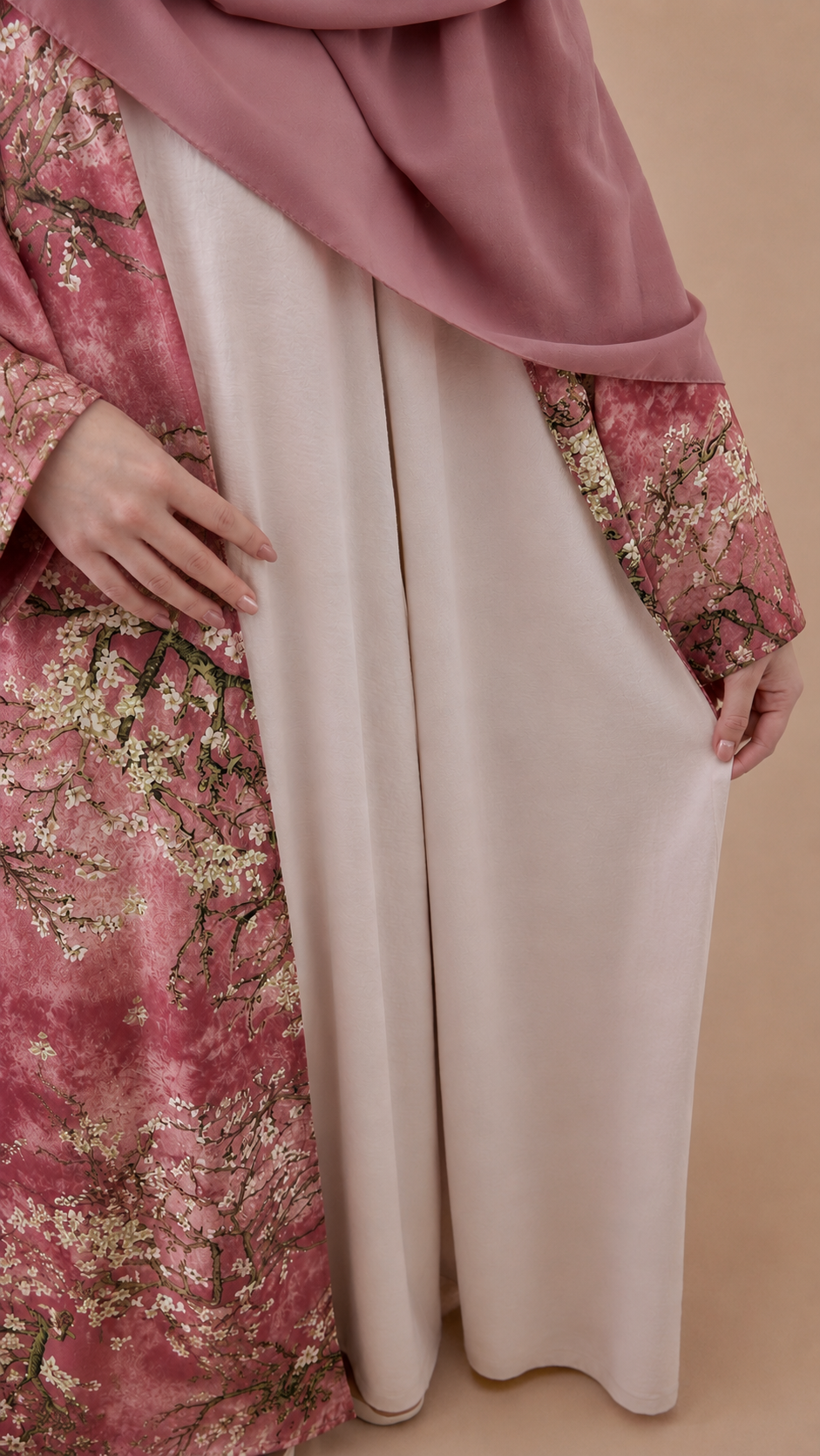 Rose dream abaya