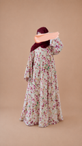 Peach abaya